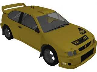 Seat Cordoba WRC 3D Model