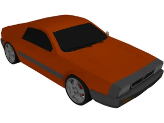 Lancia Beta Montecarlo 3D Model