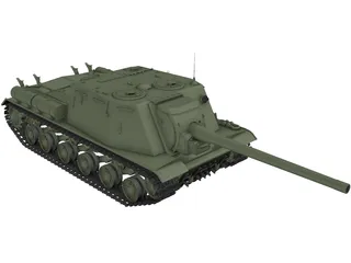 ISU-122 3D Model