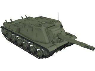 ISU-152 3D Model