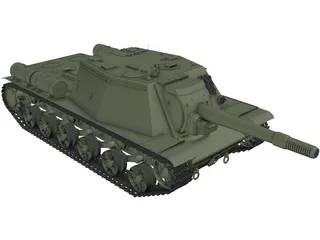 SU-152 3D Model