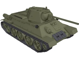 T34 (1977) 3D Model