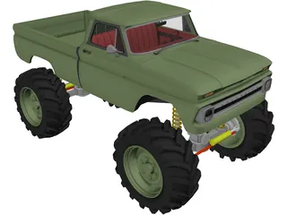 Chevrolet Mud Truck 3D Model