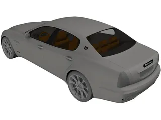 Maserati Quattroporte 3D Model