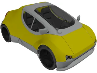 Urban Concept Car 3D Model