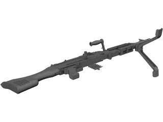 M240 Gun 3D Model