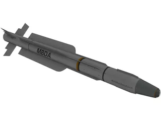 MBDA MICA Missile 3D Model