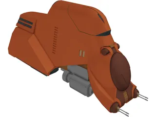 MTT Armored Transporter 3D Model