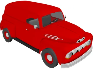 Ford Panel (1952) 3D Model