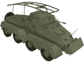 Sdkfz232-M 3D Model