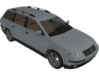 Volkswagen Passat Variant Wagon 3D Model