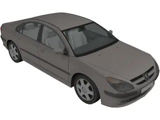 Peugeot 607 3D Model