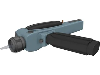 Star Trek TOS Phaser 3D Model