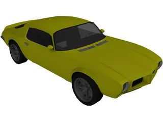 Pontiac Firebird (1970) 3D Model