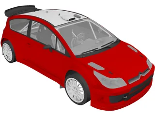 Citroen C4 WRC 3D Model