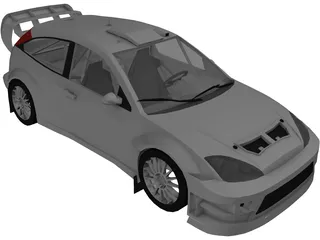 Ford Focus WRC (2003) 3D Model