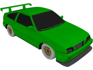 Honda CRX 3D Model