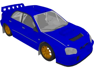 Subaru Impreza WRC (2003) 3D Model