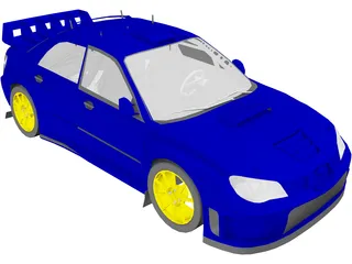Subaru Impreza WRC (2006) 3D Model