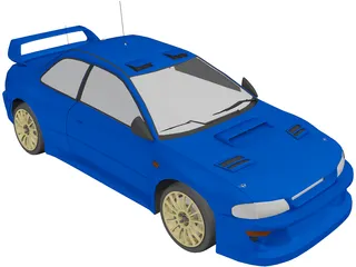 Subaru Impreza WRC (1997) 3D Model