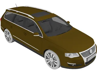 Volkswagen Passat Variant (2006) 3D Model