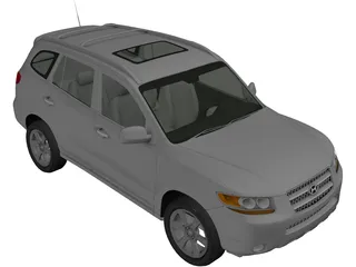 Hyundai Santa Fe (2006) 3D Model