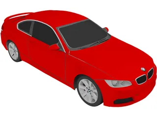 BMW 3-Series Coupe (2006) 3D Model