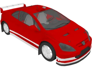 Peugeot 307 WRC (2005) 3D Model