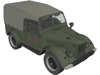 GAZ 69 3D Model