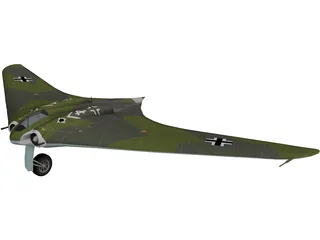 Horten Ho IX 3D Model