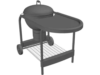 Deep Fryer BBQ Grill 3D Model