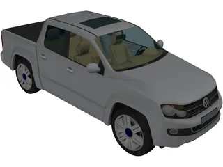 Volkswagen Amarok (2010) 3D Model
