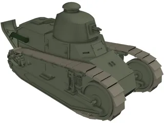 FT-17A 3D Model