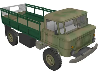 GAZ-66 3D Model