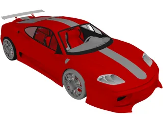 Ferrari 360 Modena [Tuned] 3D Model