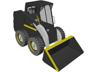 Skid Steer 3D Model