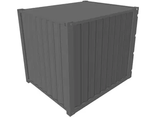 Container 10ft Shipping 3D Model