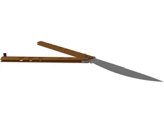 Balisong Knife 3D Model