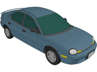 Dodge Neon (1994) 3D Model