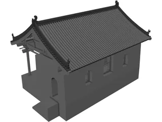 Chinese Ancient Stage 3D Model