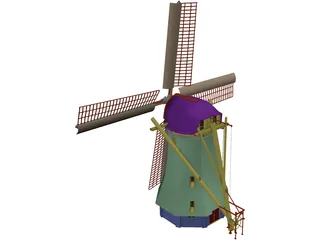 Windmill 3D Model