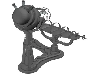 Mad Scientific Medical Device 3D Model