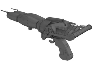 Caster Gun 3D Model