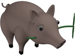 Pig 3D Model