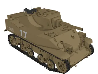 M5 A1 3D Model