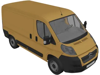 Citroen Jumper (2008) 3D Model