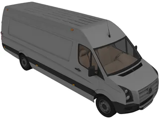 Volkswagen Crafter 3D Model