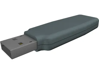 Z-Drive USB Thumbdrive 3D Model