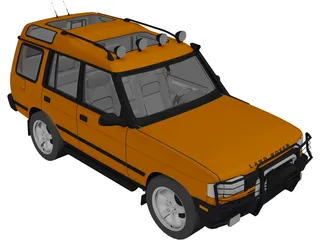 Land Rover Discovery G4 Challenge 3D Model