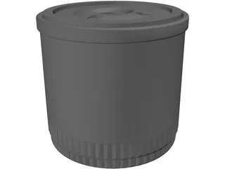 Oil Filter 3D Model